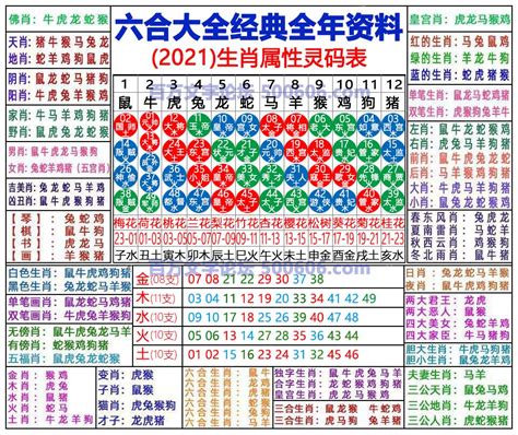 六合彩生肖對照表|2024年【六合彩生肖号码】属性知识对照表